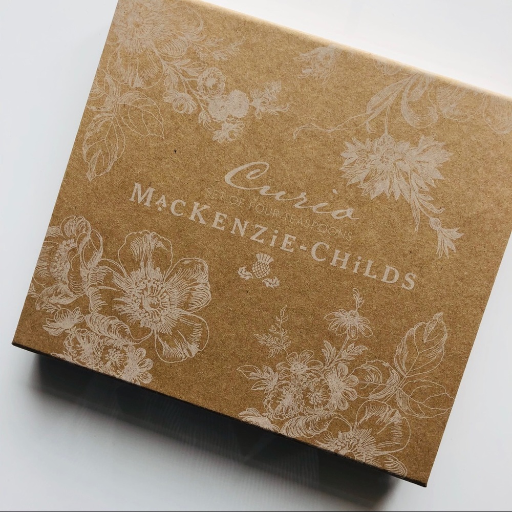 MacKenzie Childs set of 4 teaspoons limited - Picture 5 of 6